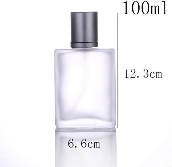 Tom 100 ml glassparfymeflaske med spray