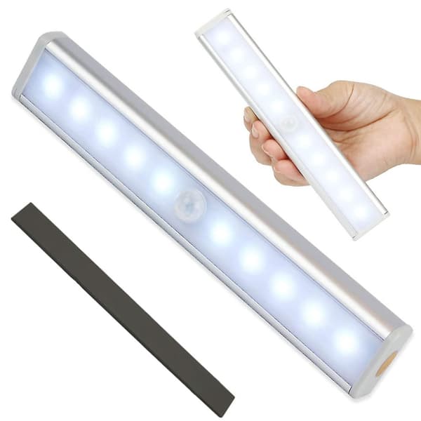 Garderobelys bevægelsessensor / Selvklæbende LED-lys - 19 cm