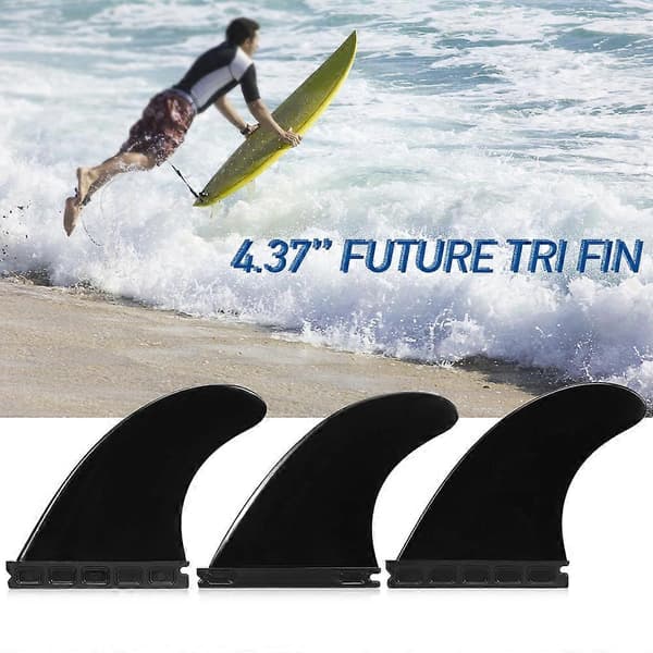 Tri Fin 4.37' Surfebrett Tri Fin Sett Surfebrettfinner Thruster 3-pakninger