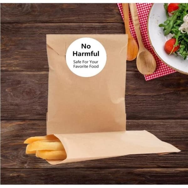 Kraftpapirposer - Uspecificeret - 150 Stk - 6*10 cm - Holdbare - Multifunktionelle[J] Kraft