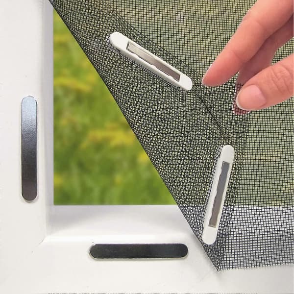 Tilpassbar magnetisk fluenett for vinduer