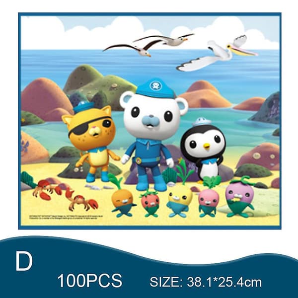 Pussel Octonauts, Vegimals, 48/100 bitar/förpackning, för barn (FMY)[J] D