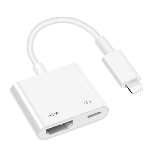 Digital AV-adapter Konverter til iPhone iPad til TV Samme Skærm for Lightning HDMI-kabel