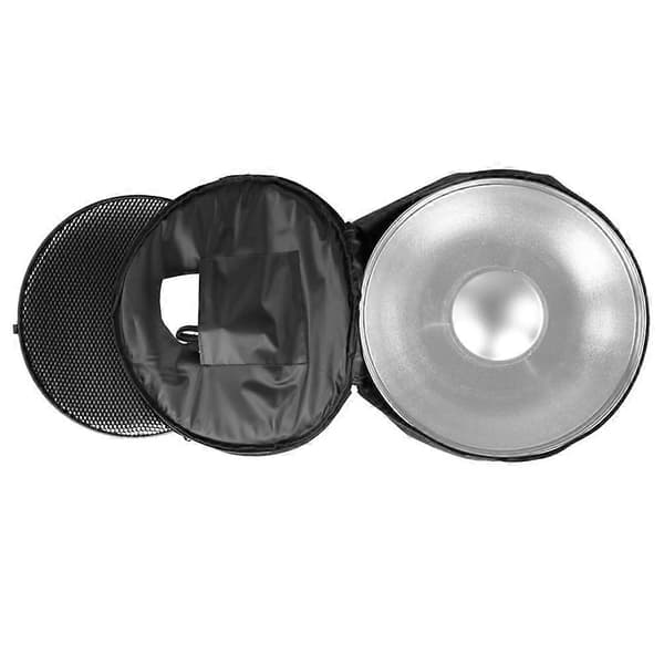 Beauty Dish Väska 55cm Beauty Dish Bärväska Honeycomb Grid Diffuser Väska Studiofotografi Del[J] Black