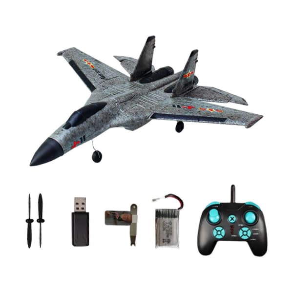Simulering 2.4G fjernkontroll RC flyseilfly for gutter barn julegaver[J] J11 3 Channel