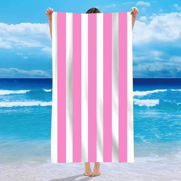 Badehåndklær for voksne, overdimensjonerte absorberende og sandtette strandtepper for voksne (J)