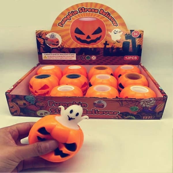 Morsomme Halloween Gresskar Klemleke 3-Dels Sett
