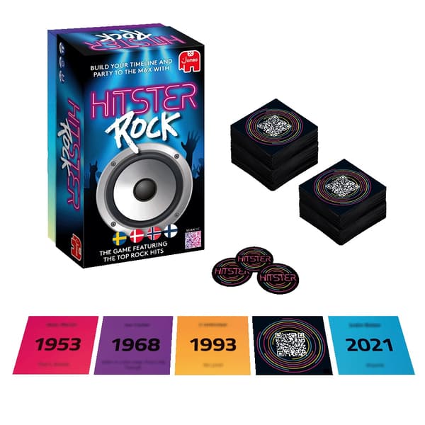 Hitster Rock Nordic Multifä[J] Multifärg Kartong, papper