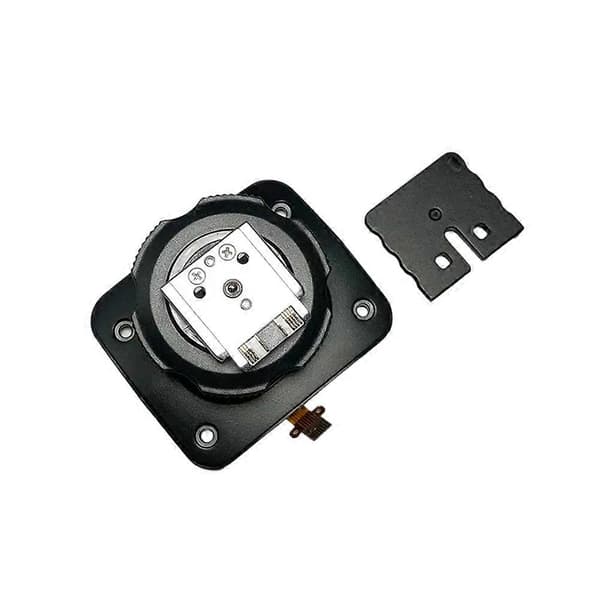 Hot Shoe Tilbehør TT685S Kamera Flash: Flash Port Adapter Metal Base Tilbehør[J] Black