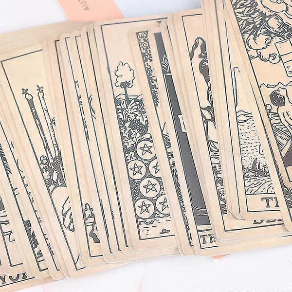 Okkult Tarotkortspil - Engelsk Version til Mystiske Brætspil og Festunderholdning[J]