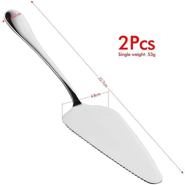 Kakespade - 2 stk - 430 rustfritt stål - 23 cm - Korrosjonsbestandig