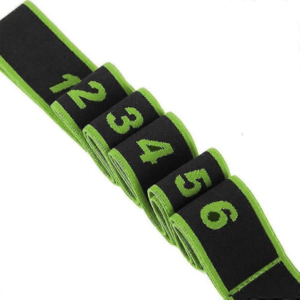 EVAGO Yoga Strap, Strækbånd med løkker til fleksibilitet, Multi-loop Strap