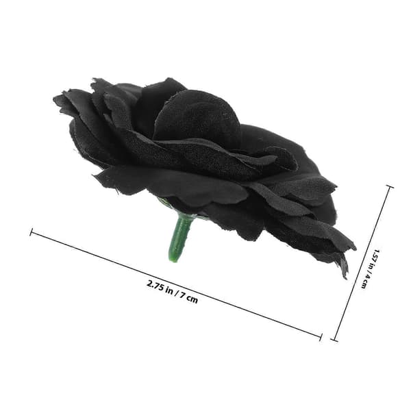 Dekoration Rose Blomst Sort Rose Blomst til Husdekoration 50 Stk.