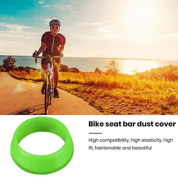 Silikonring Muddsäker Skydd Cykelutrustning Cykelsadelstolpe Silikondammskydd