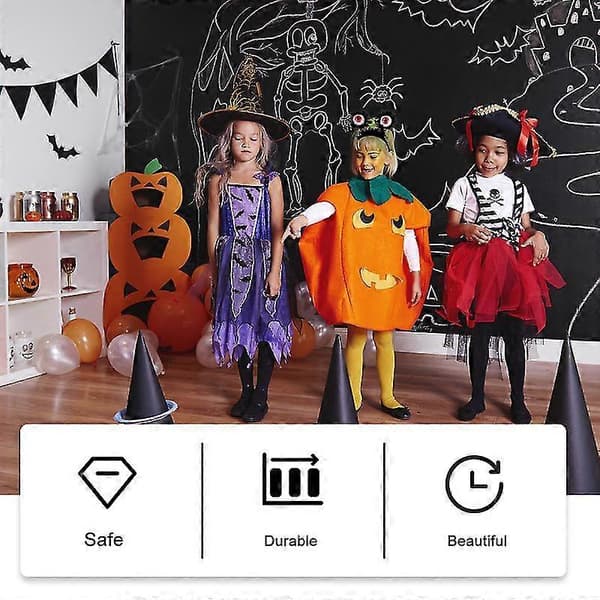 4 stk lysende hår LED hårbånd Halloween skummelt hodeplagg øyeeple pannebånd [J]