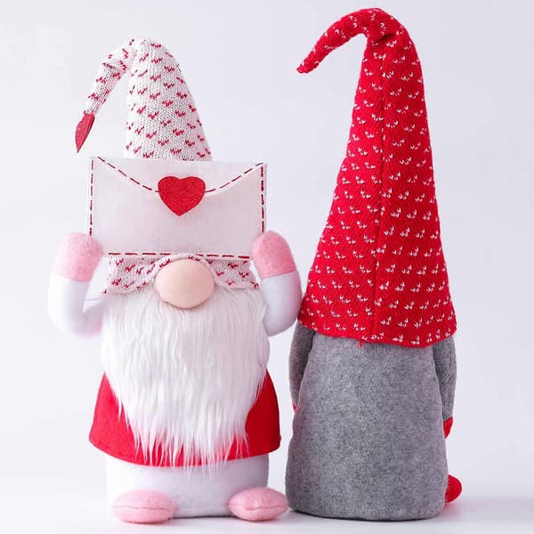 Fönster- och Heminrednings Tomte Figurin Alla Hjärtans Dag Present