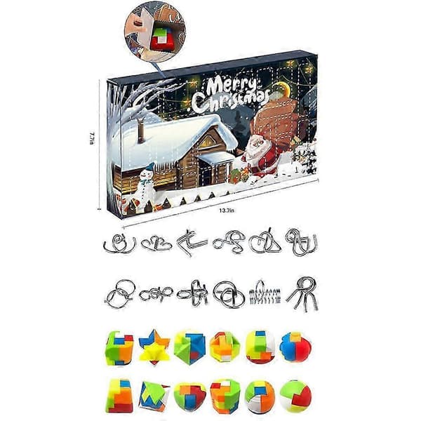 Julekalender Lekegaveeske Nedtelling Dekompresjonsleker for Barn[J] B