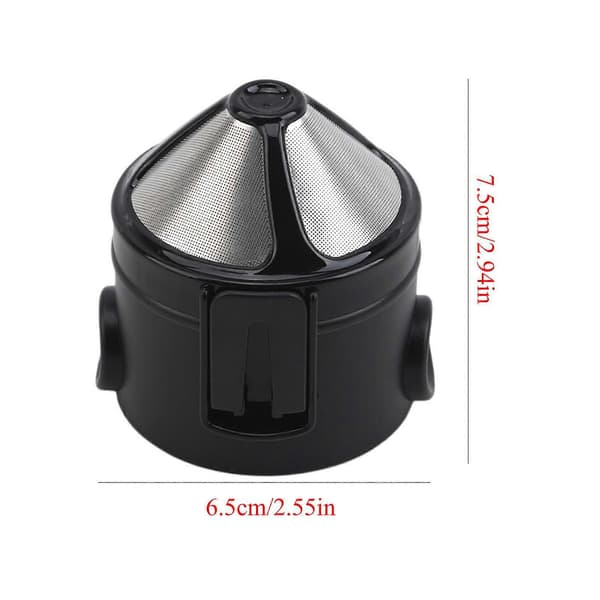 Kaffefilter Foldbar Brygning Rustfrit Stålfilter Egnet Til Enhver Kop
