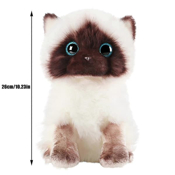Siamesisk Kat Plyslegetøj 30cm 1 stk