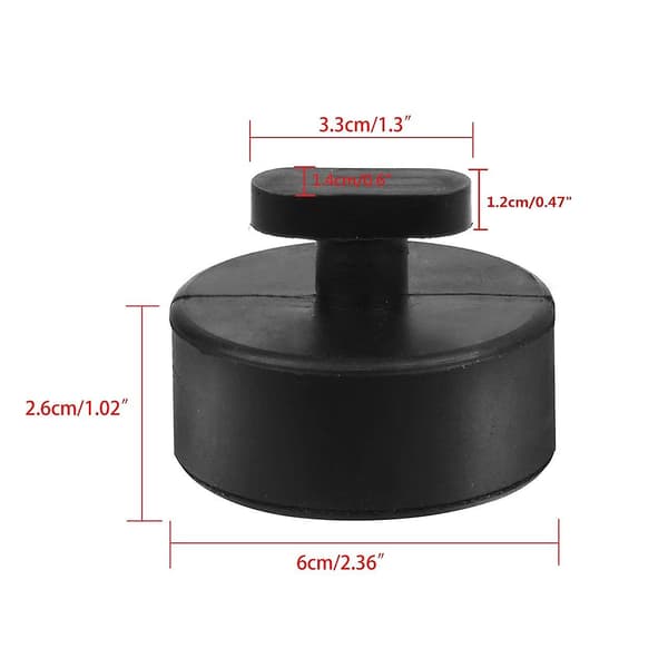4 stk. bilstøtteblok gummipude solid adapter gummipude gummipude til Corvette C5 C7