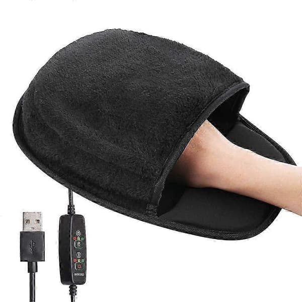 USB-opvarmet musemåtte håndvarmer USB-opvarmet gaming-musemåtte til mænd og kvinder [MI][J] Black