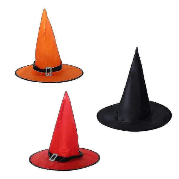 Lysende hængende heksehue til Halloween-10[J] red