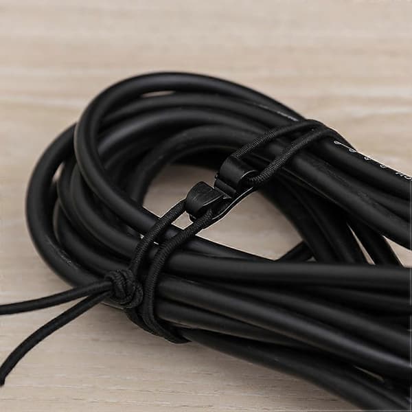 Elastisk snor krog elastisk rem klips til opbevaring nylon materiale 20 stk[J]