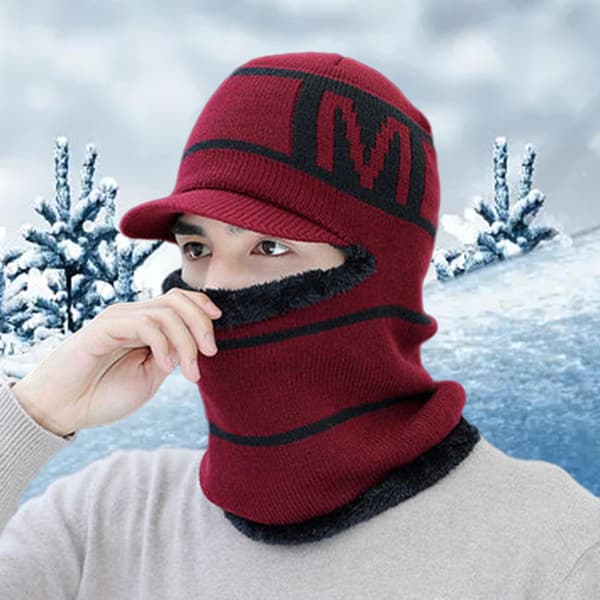 Tykt fleece ørebeskyttelse til mænd