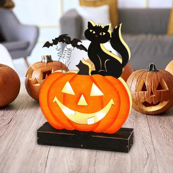 Græskarpynt til Halloween-festdekoration