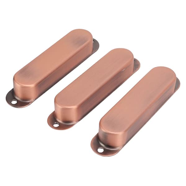 3 stk. Elektrisk gitar Single Coil Pickup Cover Kobber Instrument Tilbehørssett Kit