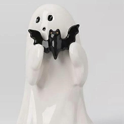 Vit Spöke Figurin Skulptur Halloween Dekor 6-Pack