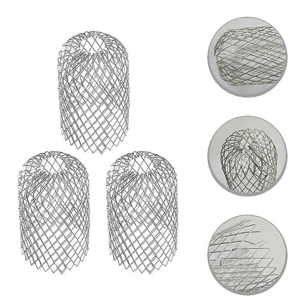 3 stk. Udvidbare nedløbsbeskyttere Aluminium Filter Nedløbsrist Beskyttelse
