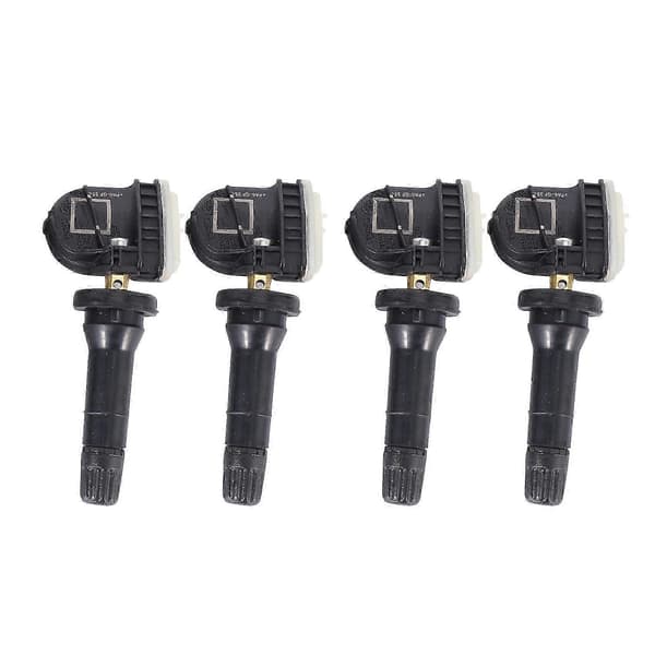 Bil TPMS Sensor Snap-In Dæktrykssensor 433Mhz til Bil 3021 EV6T-1A180-CB EV6T-1A150-CB (4 STK)[J] Black