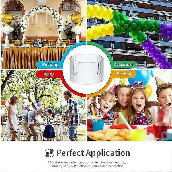 50/100 stk. ballonfester, ballonclips, ringe, forbindere 50pcs