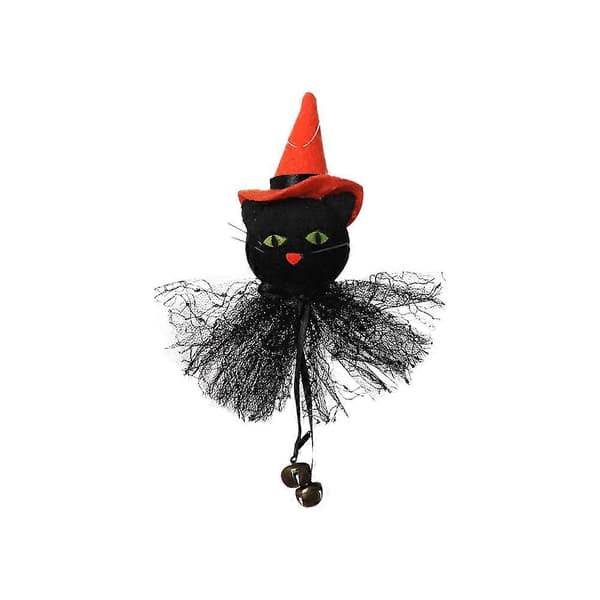 Børne Halloween Spøgelse Heks Kat Vedhæng Sæt - 4 stk