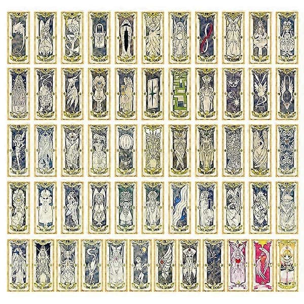 Cardcaptor Sakura Tarot Engelsk Utgave Papirkort Interessant Brettspill For[J]