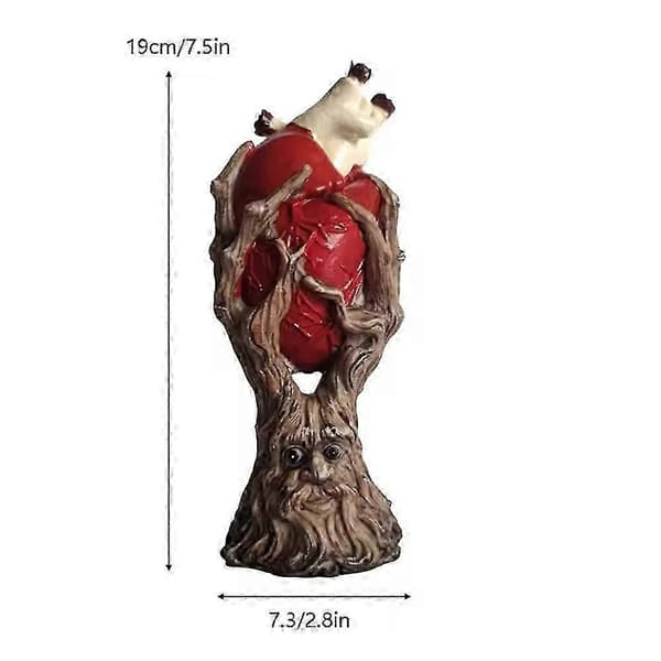 Hjerteformede Halloween Ornament Modeller 12-pak