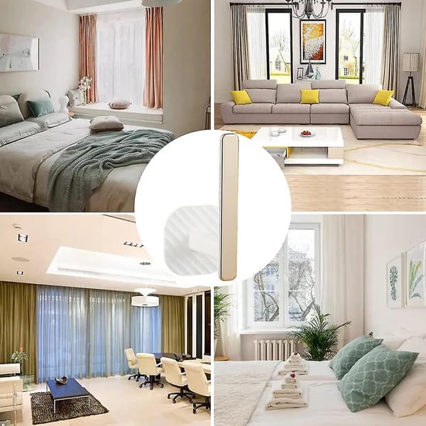 Guld Gardiner Holdere 2 Stykker L Formet Gardiner Tilbageholdere Kroge