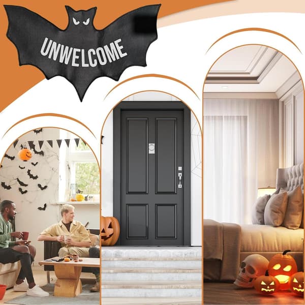 Sjov Goth Halloween Dørmåtte 90x60cm (JJ)