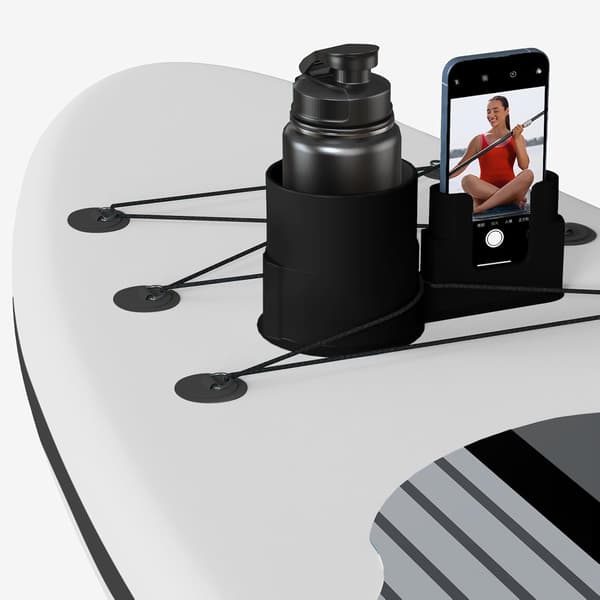 Kopholder til Paddleboard, Stand Up Paddle Board Tilbehør SUP Holder til Drik, Sort