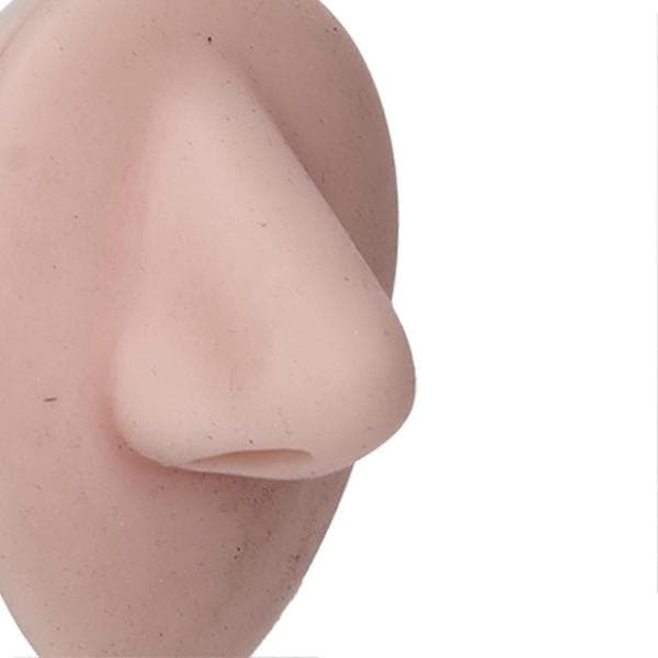 Piercing Kropsmodel 3D Simulation Silikone Mund Tunge Næse Model Sæt til Piercing Øvelse Medium Hudfarve[J]