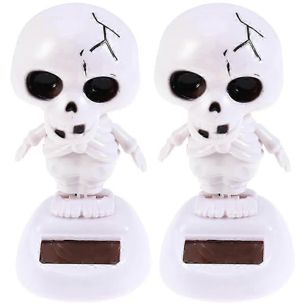 Halloween Solardansande Dekor 2-pack Skelett Spöke Ornament