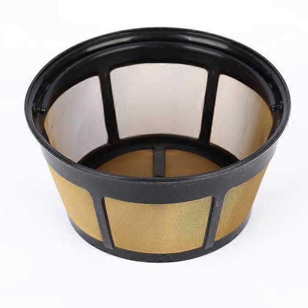 Permanent kaffefilter i guld med netbund