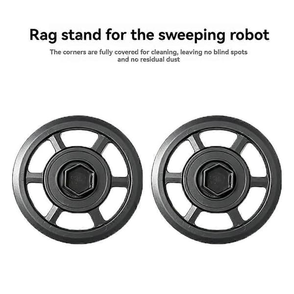 2 stk. moppepudeplade til iRobot Roomba Plus 415X Combo/ 415 Combo/ 515 Combo/ 575 Combo støvsugertilbehør moppebakke del [J]