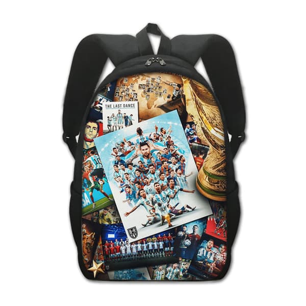 2026 Studentryggsäck för män, polyester, lätt, stor kapacitet, (J) 5