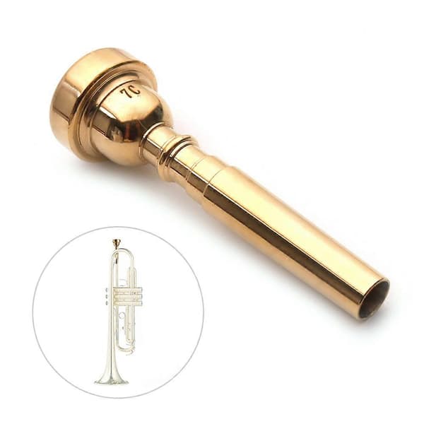 Trumpetin suukappale, soitintarvikkeet, kullattu 5C