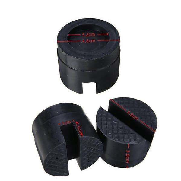 2-pack gummibuffertblock, hydraulisk domkraft, bilkudde, bildomkraft, bildomkraft, bildomkraft, billift, solid fordon, hjul