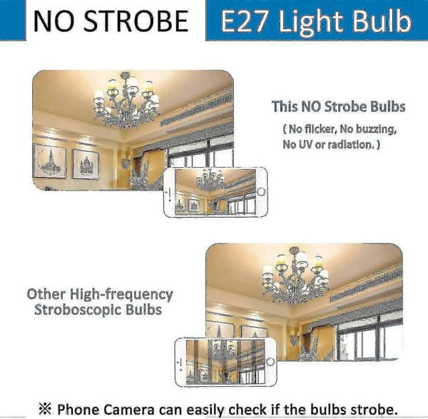 Halogenpære E27 A55 42w Dimbar, Ac220-240v, 650lm Varmhvit 2700k, Transparent E27 Halogenkule [MI][J]