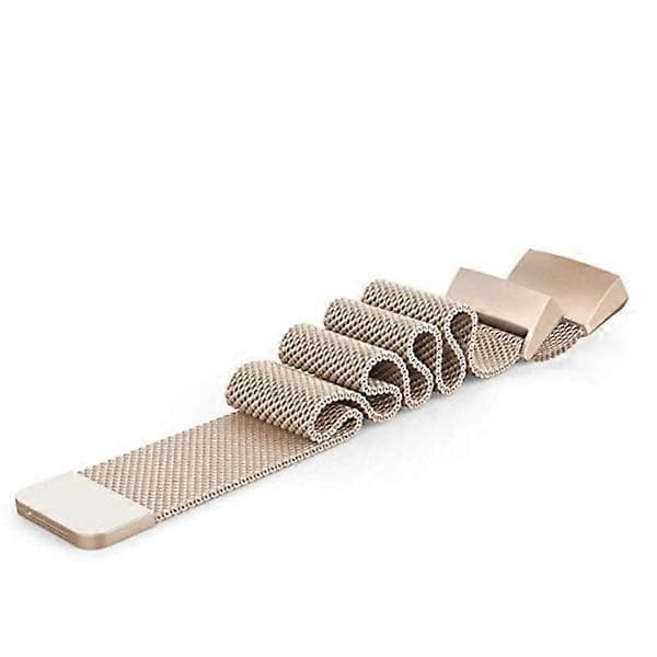 Metalliranneke Fitbit Charge 4/3 Samppanjakulta 200mm
