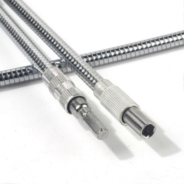 20 cm fleksibel skrutrekkerforlenger, borbitskaft-holderforbindelse for elektronisk drill STOL-skrutrekker